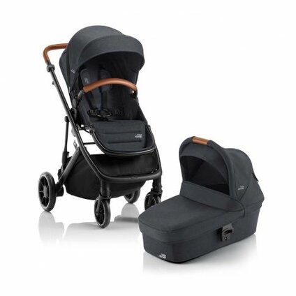 Britax Römer - Set kočík Strider M + hlboká korba, Black Shadow