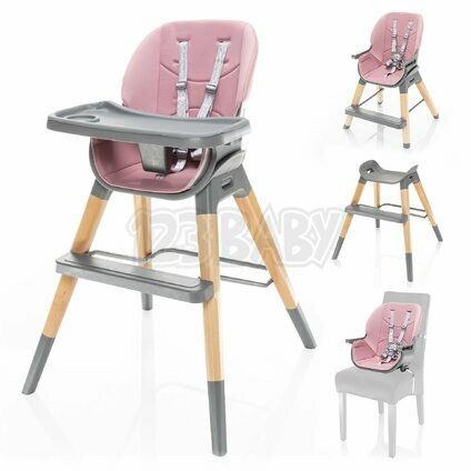 Detská stolička ZOPA - Nuvio, Blush pink