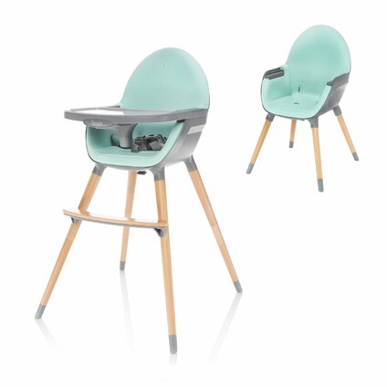 Detská stolička Dolce, Ice Green/Grey