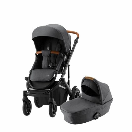Britax-RÖMER- Set kočárek Smile III + hlboká korba, Midnight Grey