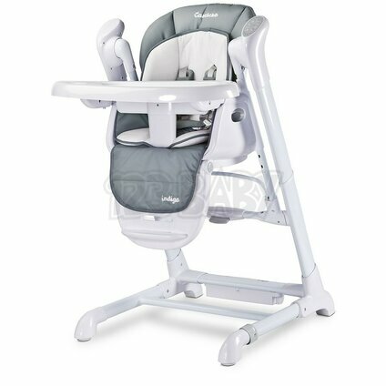 Detská jedálenská stolička 2v1 Caretero Indigo grey
