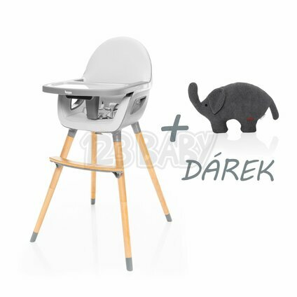Detská stolička Dolce 2 + darček, Dove Grey/Grey