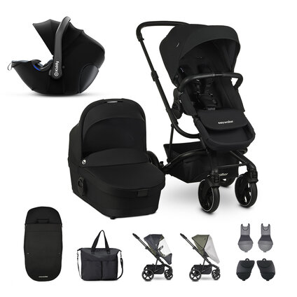 EASYWALKER Set 3XL kočík kombinovaný Harvey3 Shadow Black s príslušenstvom