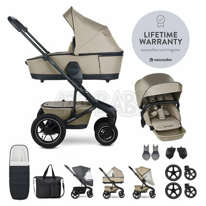 EASYWALKER Set XXL kočík kombinovaný Harvey5 Air Premium Pearl Taupe s príslušenstvom