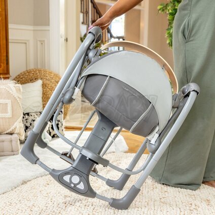 Hojdačka konvertibilná vibrujúca s melódiou Every Season™ Chic Boutique™​ 0m+ do 9 kg- INGENUITY