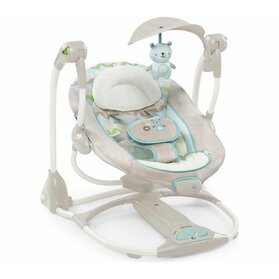 Ingenuity - Hojdačka Hamilton 2 v 1 konvertibilná vibrujúca s melódiou 2v1 0m+, do 9kg, 2019