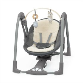 INGENUITY - Hojdačka konvertibilná vibrujúca s melódiou Every Season™ Chic Boutique™​ 0m+ do 9 kg