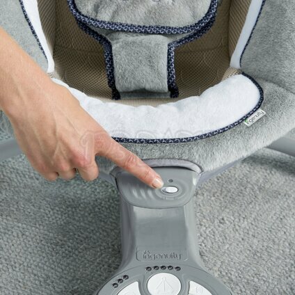 Ingenuity - Hojdačka konvertibilná vibrujúca s melódiou Townsend 2v1 0m+, do 9kg, 2019