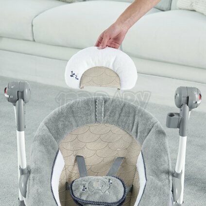 Ingenuity - Hojdačka konvertibilná vibrujúca s melódiou Townsend 2v1 0m+, do 9kg, 2019