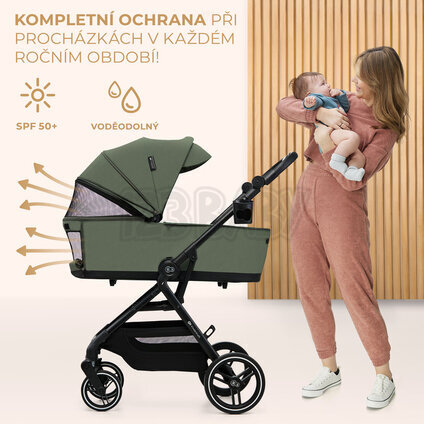 KINDERKRAFT SELECT Kočík kombinovaný Yoxi 2v1