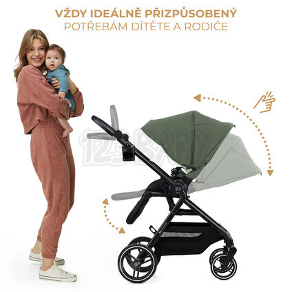 KINDERKRAFT SELECT Kočík kombinovaný Yoxi 2v1