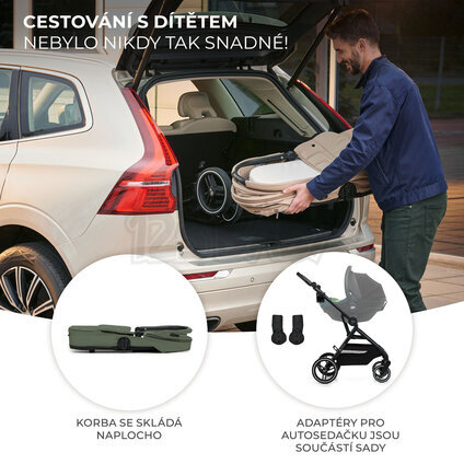 KINDERKRAFT SELECT Kočík kombinovaný Yoxi 2v1