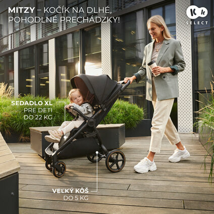 Kočík športový Mitzy - KINDERKRAFT SELECT