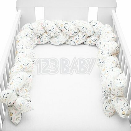 Ochranný mantinel do postieľky vrkoč New Baby Jarabina
