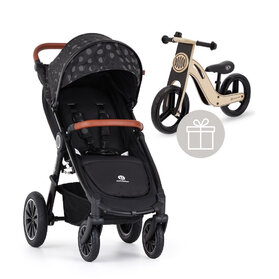 PETITE&MARS Kočík športový Street+ Air Oak Heritage Luna Complete, nánožník, odrážadlo Uniq Natural