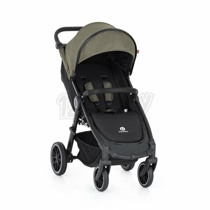 PETITE&MARS Kočík športový Street+ RWS Black Mature Olive Complete