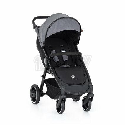 PETITE&MARS Kočík športový Street+ RWS Black Ultimate Grey Complete