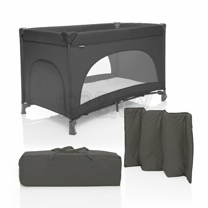 Postieľka skladací Lely, Antracit Grey - ZOPA
