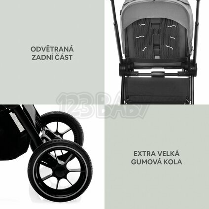 Set kočík Move Cross 3 + hlboká korba Move XL 3 + autosedačka + báze
