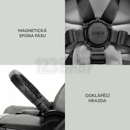 Set kočík Move Cross 3 + hluboká korba Move XL 3 + autosedačka - Zopa