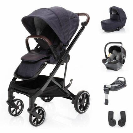 Set kočík Quest+ korba+ adaptéry+ autosedačka+ báze, Midnight Navy/Black