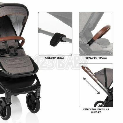 SET Športový kočík Move Cross + korba XL + adaptéry